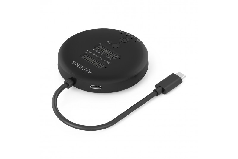 ASDS-2M2N05-BK – Station d'accueil double baie NVMe vers USB 3.2 GEN2x2, clone