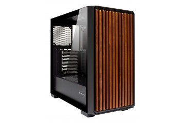 Unykach UK121804 boitier ATX 3.5 USB 3.0 noir ET BOIS