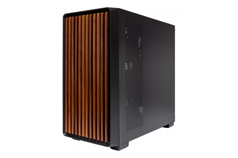 Unykach UK121804 boitier ATX 3.5 USB 3.0 noir ET BOIS