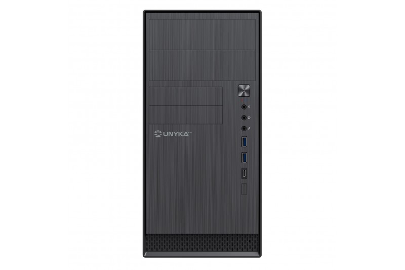 Unykach Aero C12 UK52110V2 boitier mATX 3.5 USB 3.0 USB-C noir