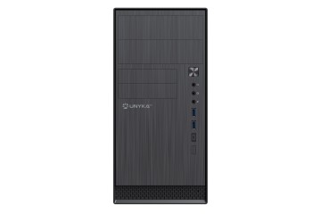 Unykach Aero C12 UK52110V2 boitier mATX 3.5 USB 3.0 USB-C noir