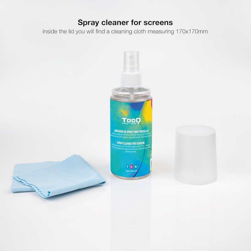 Kit Spray Nettoyage 150Ml + microfibre * Tooq TQSC0016 *