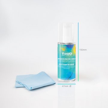 Kit Spray Nettoyage 150Ml + microfibre * Tooq TQSC0016 *
