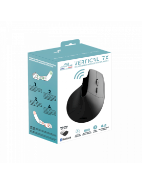 Souris sans fil Vertical FX rechargeable Ergo 3200dpi Noir * Advance S-V385RF *