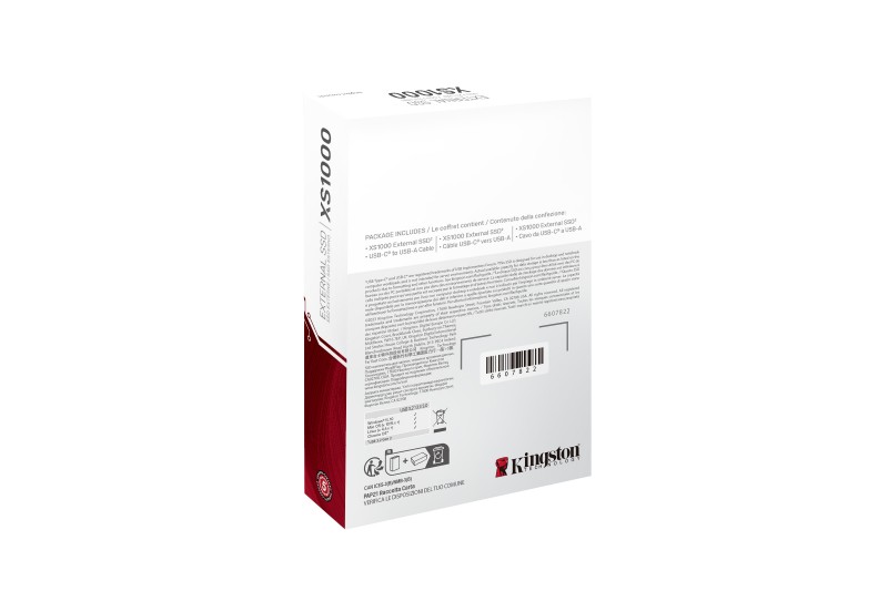 KINGSTON 2TB PORTABLE SSD EXTERNE SXS1000/2000G