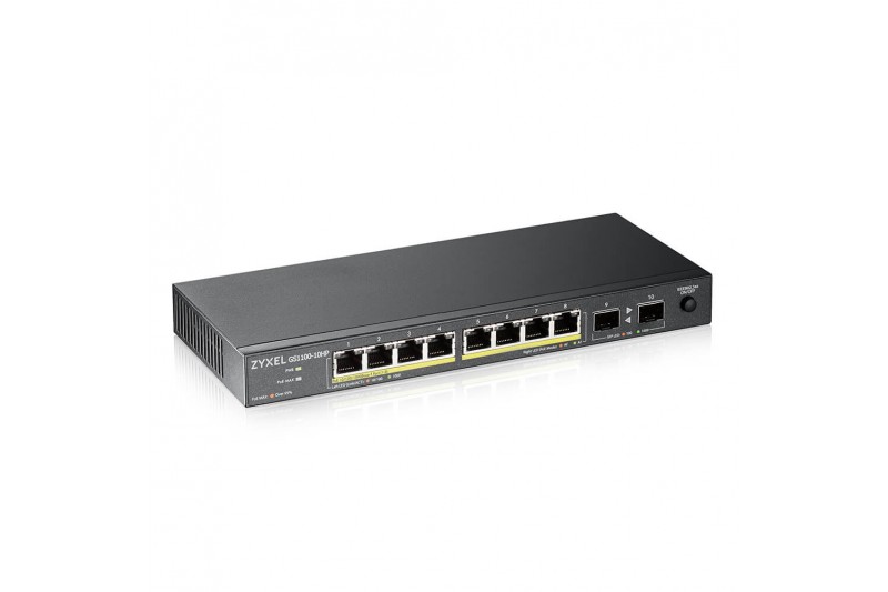 Zyxel GS1100-10HP - commutateur - 8ports + 2SFP 130W POE- Montable sur rack Zyxel GS1100-10HP - commutateur - 8ports + 2SFP 130W POE- Montable sur rack