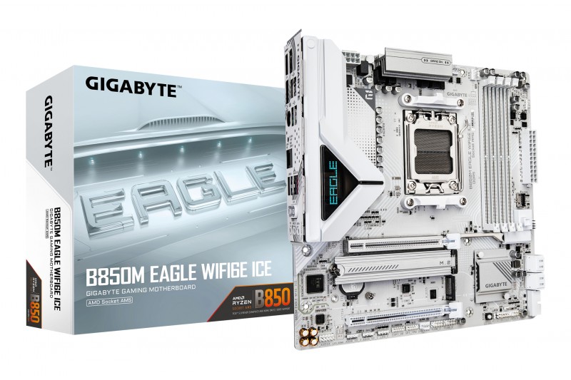 GIGABYTE B850M EAGLE WF6E ICE