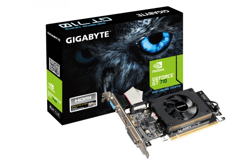 Gigabyte N710 2go DVI HDMI VGA * GV-N710D3-2GL.V2 * Gigabyte N710 2go DVI HDMI VGA * GV-N710D3-2GL.V2 *