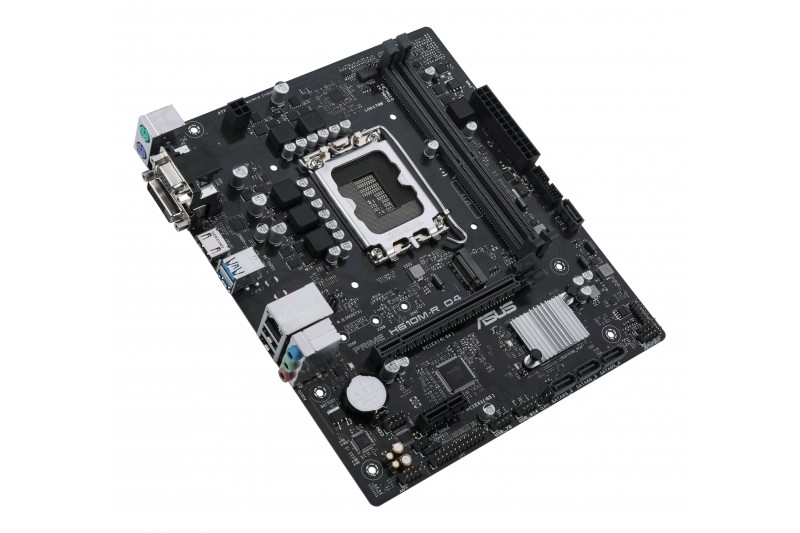 ASUS H610M-R D4 Si carte-mère - mATX - Socket LGA1700 - H610 proc serie 12