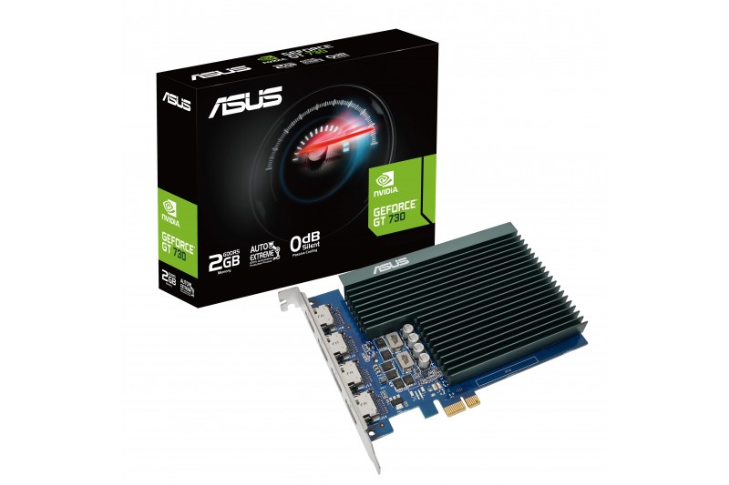 ASUS GT730-4H-SL-2GD5 - carte graphique - GF GT 730 - 2 Go ASUS GT730-4H-SL-2GD5 - carte graphique - GF GT 730 - 2 Go