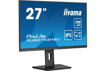 Ecran 27 1 ms DP HDMI mult Noir 100Hz * iiyama ProLite XUB2793HSU-B7 *