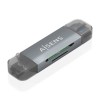 Lecteur de cartes USB-C et USB-A All in one * Aisens ASCR-2AC08-GR * Lecteur de cartes USB-C et USB-A All in one * Aisens ASCR-2AC08-GR *