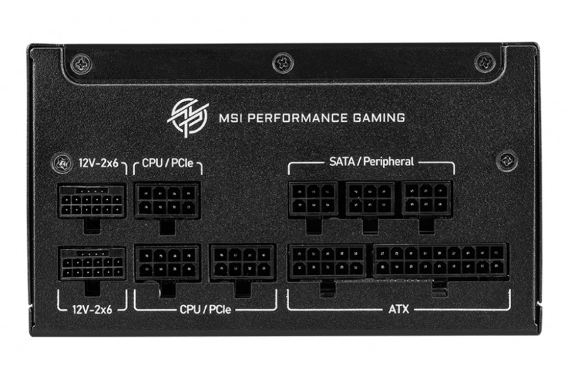 Alim MSI A1000GS ATX12V PCIE5 80 Plus Gold * MSI MPG A1000GS * Alim MSI A1000GS ATX12V PCIE5 80 Plus Gold * MSI MPG A1000GS *