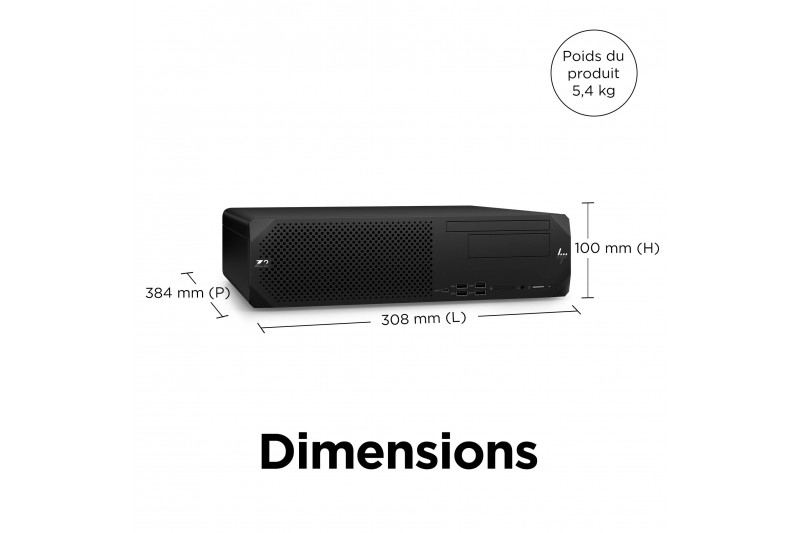 HP Z2 G9 i7 14700 2.1 GH 16 Go SSD 512 Go T400 W11P * 8T1M7EA * HP Z2 G9 i7 14700 2.1 GH 16 Go SSD 512 Go T400 W11P * 8T1M7EA *