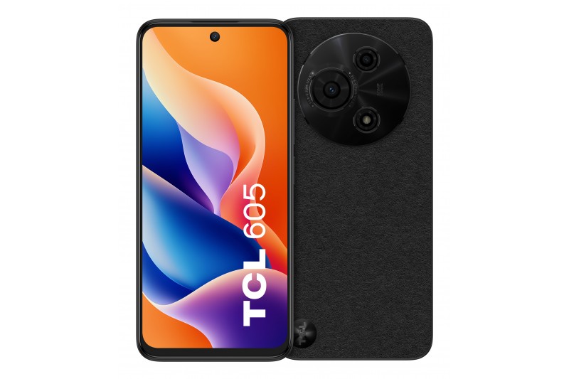 TCL 605 Smartphone 6.75 - 4GB - 128GB - Caméra 50MP - Batterie 5200mAh - Noir