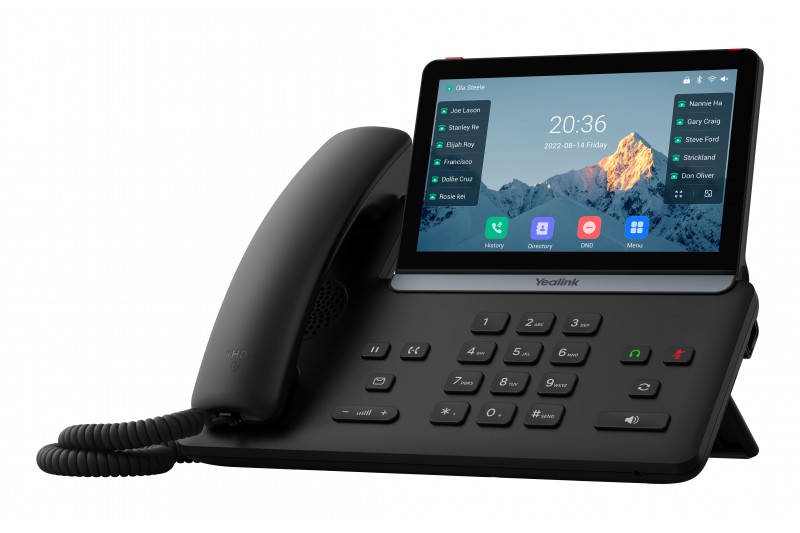 POSTE SIP ECRAN TACTILE 7 COULEUR WIFI/BT 16 COMPTES SIP 5  * Yealink SIP-T87W *