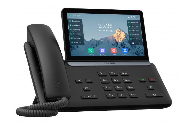 POSTE SIP ECRAN TACTILE 7 COULEUR WIFI/BT 16 COMPTES SIP 5  * Yealink SIP-T87W *