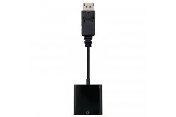 Adaptateur Display Port 1.2 M vers VGA F - 0.2m * Nanocable 10.16.0602 *