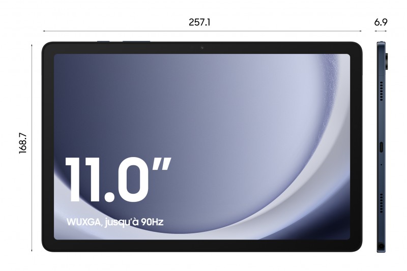 Samsung Galaxy Tab A9+ 11  WiFi  128go 8go Webcam Android Bleu Marine X210