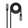 Cable USB 3.2 Gen2x2 100W 4K/60Hz USB-C M/M 3m noir * Nanocable 10.01.4303 * Cable USB 3.2 Gen2x2 100W 4K/60Hz USB-C M/M 3m noir * Nanocable 10.01.4303 *