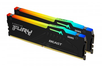Mémoire DDR5 6000 2 x 16Go  *Kingston Fury Beast RGB Expo KF560C30BBEAK2-32*