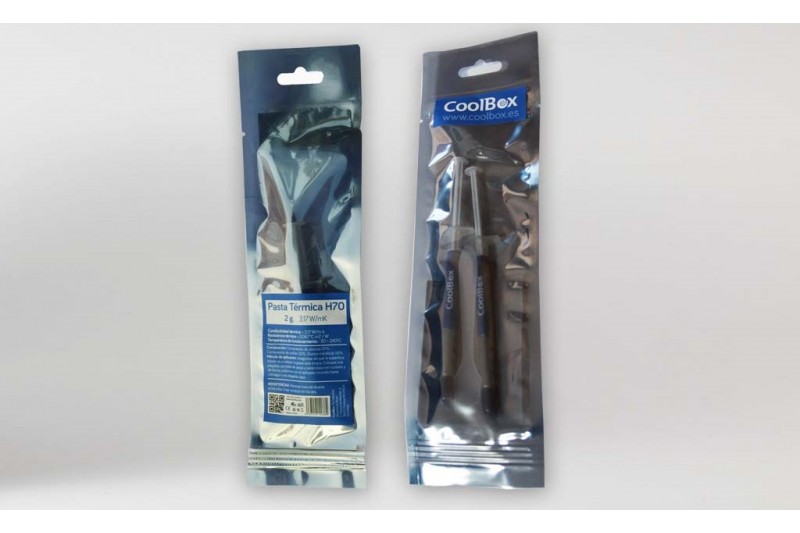 Pate thermique pour CPU 2 grammes Coolbox H70 Pate thermique pour CPU 2 grammes Coolbox H70