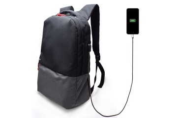 Sac à dos portable Ewent EW2529 jusqu'à 17 - Port de charge USB-Étanche-Noir