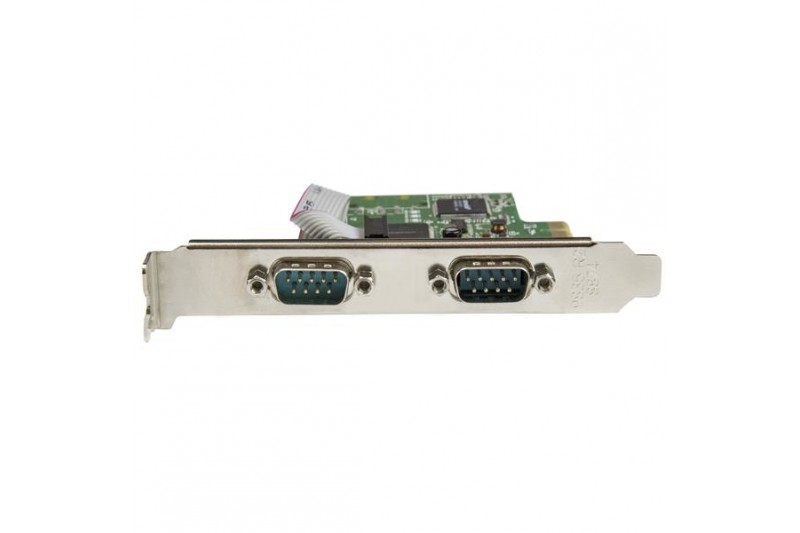 StarTech.com Carte PCI Express à 2 ports série DB9 RS232 *PEX2S1050*