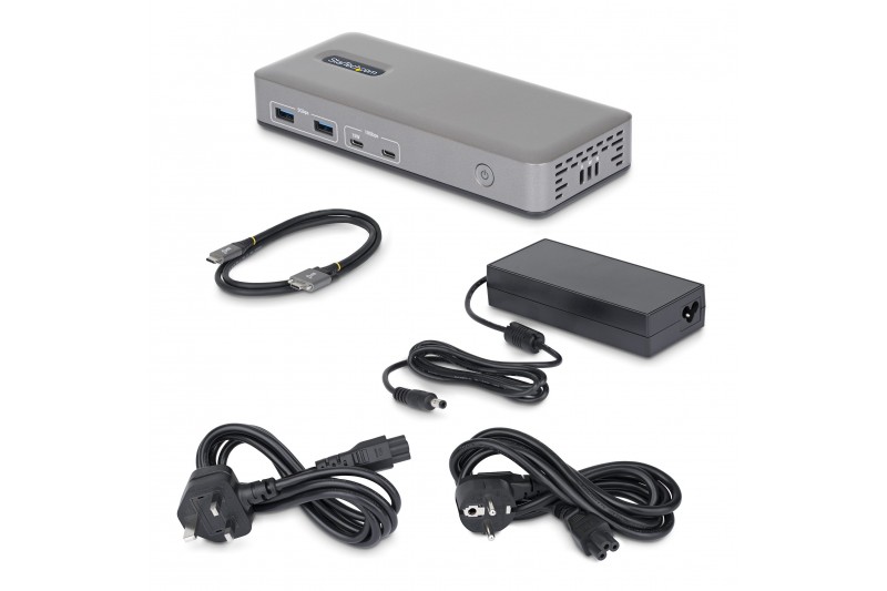 StarTech.com Station d'Accueil USB-C à Deux Écrans, DisplayPort*201UE-USBC-DOCK* StarTech.com Station d'Accueil USB-C à Deux Écrans, DisplayPort*201UE-USBC-DOCK*