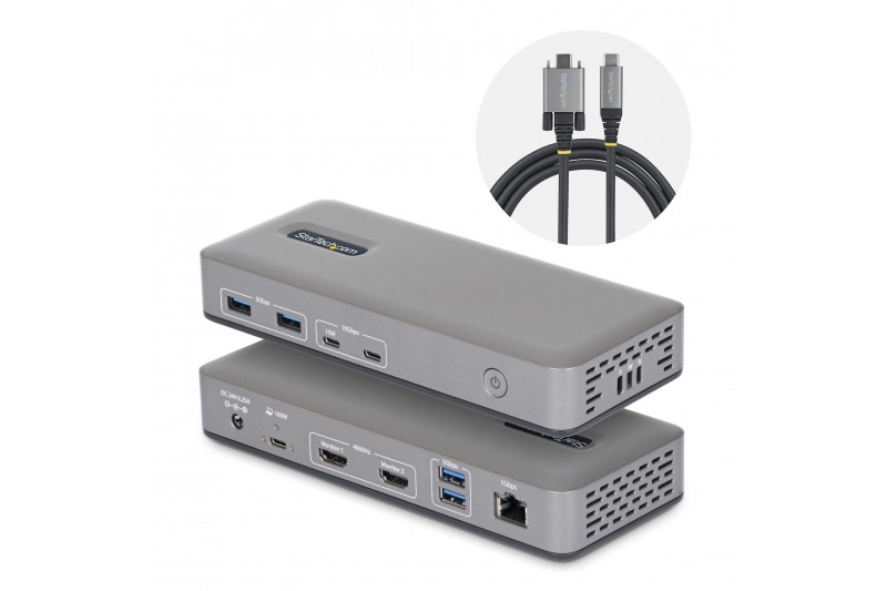 StarTech.com Station d'Accueil USB-C à Deux Écrans, HDMI, 4K *196UE-USBC-DOCK* StarTech.com Station d'Accueil USB-C à Deux Écrans, HDMI, 4K *196UE-USBC-DOCK*