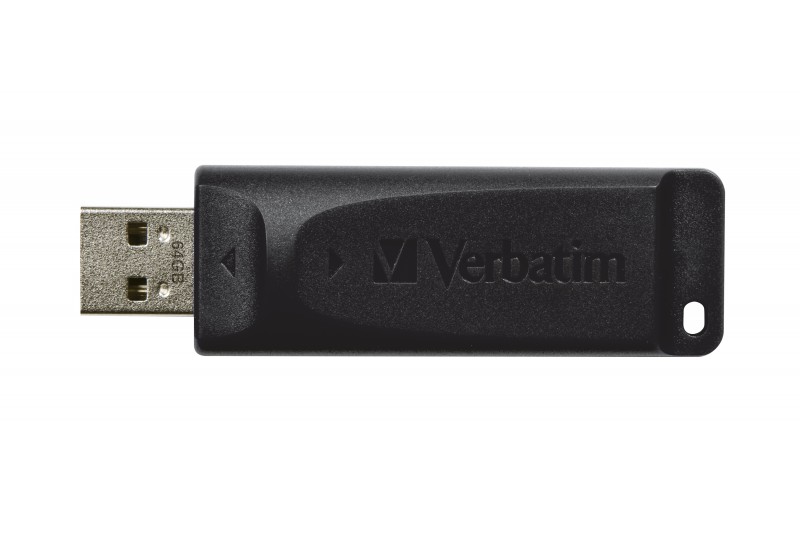 VERBATIM PENDRIVE USB 2.0 Store 'n' Go Slider USB Drive 64GB 98698