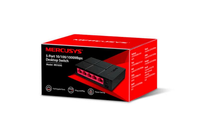 Mercusys MS105G - switch - 5 ports 10/100/1000 * MS105G *