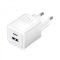 Chargeur Vention GaN 2Ports USB-C et USB-A (30W/30W) - Blanc *FEQW0-EU*
