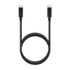 Câble USB 3.2 Gen2 10 Gbit/s 4K à 60 Hz 5 A 100 W type USB-C/M-USB-C/M, noir, 3M