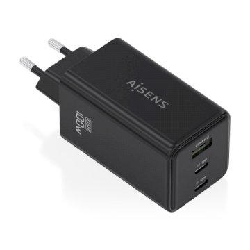 Chargeur Aisens GAN 100W - 2xUSB-C-1xUSB-A *ASCH-100W3P052-BK*