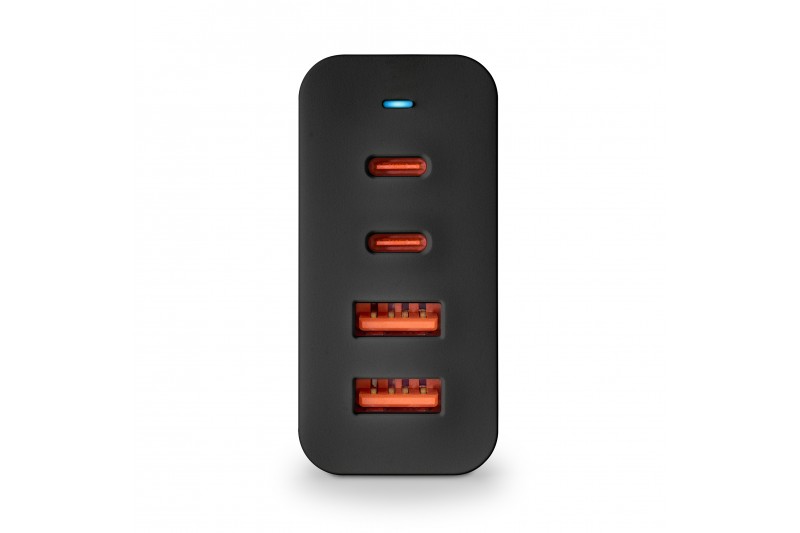 Chargeur murale 100W 2 Ports USB-C + 2 USB-A GAN * NGS BUD100W *