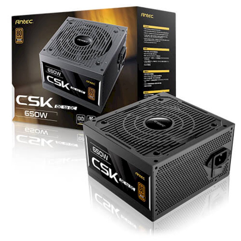 Alimentation ATX Antec Cuprum Strike CSK DC - 650W (Noir) * 0-761345-20107-0 * Alimentation ATX Antec Cuprum Strike CSK DC - 650W (Noir) * 0-761345-20107-0 *