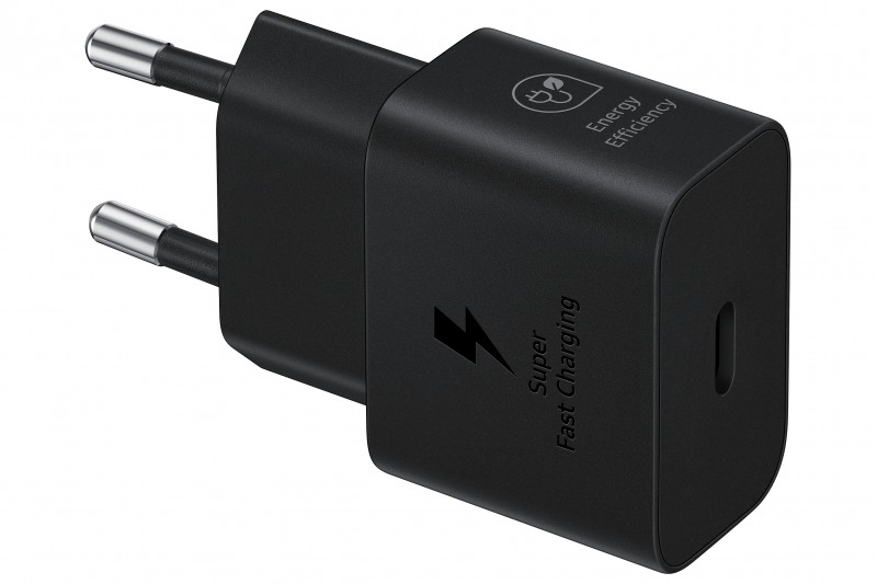 Samsung Chargeur secteur RAPIDE 25W Type C, matériaux recyclés, *EP-T2510NBEGEU* Samsung Chargeur secteur RAPIDE 25W Type C, matériaux recyclés, *EP-T2510NBEGEU*