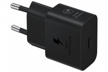 Samsung Chargeur secteur RAPIDE 25W Type C, matériaux recyclés, *EP-T2510NBEGEU*