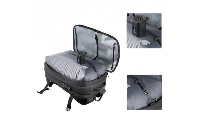 Tooq sac à Dos 55L avec pompe à vide * TQBP-V101-BK *