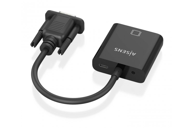 Adaptateur VGA M + audio (source) vers HDMI F (sortie) *Aisens A115-0873*