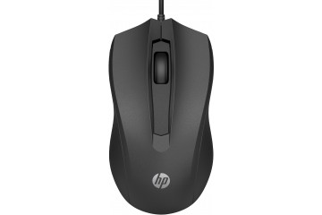 HP 105 Souris filaire noire  - Design ambidextre, 1600 DPI * 822M9UT *