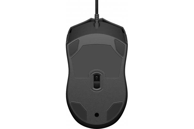 HP 105 Souris filaire noire  - Design ambidextre, 1600 DPI * 822M9UT *