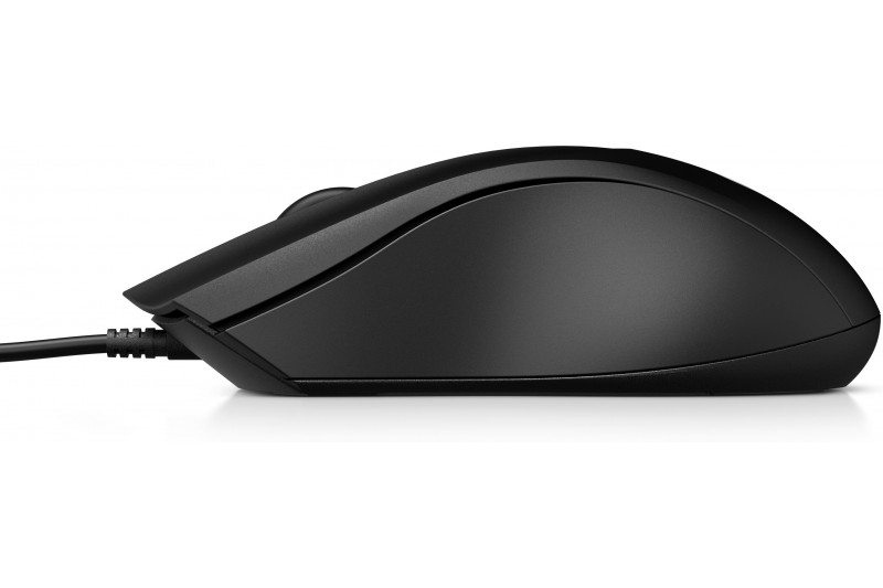 HP 105 Souris filaire noire  - Design ambidextre, 1600 DPI * 822M9UT *