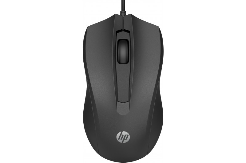 HP 105 Souris filaire noire  - Design ambidextre, 1600 DPI * 822M9UT *