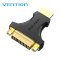 Adaptateur HDMI / DVI - Plaqué Or - Double direction - Noir * Vention AIKB0 *