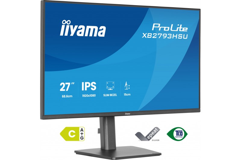 Ecran 27 1 ms DP HDMI mult Noir 120Hz * iiyama ProLite XB2793HSU-B *