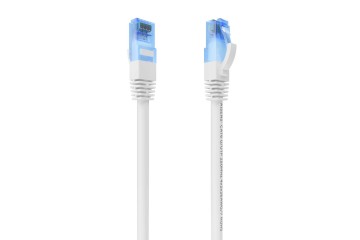 Cable réseau cat.6 UTP blanc 25cm RJ45 certifié *A135-0815*