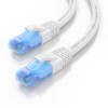Cable réseau cat.6 UTP blanc 25cm RJ45 certifié *A135-0815*