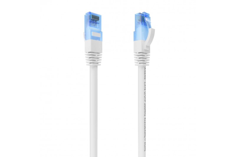 Cable réseau cat.6 UTP blanc 25cm RJ45 certifié *A135-0815*